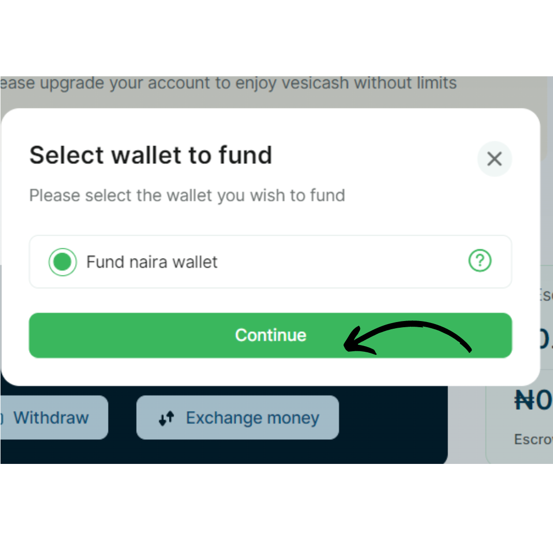 Select Wallet to Fund